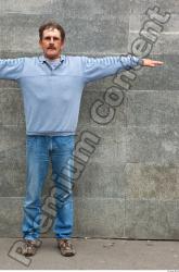 Whole Body Man T poses Casual Average Street photo references